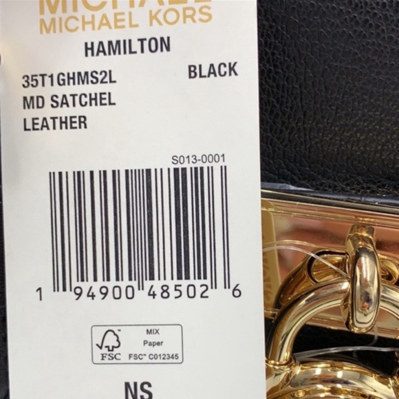 Michael Kors Hamilton Meidum
Satchel Shoulder Crossbody Bag
Black color - Picture 16 of 16